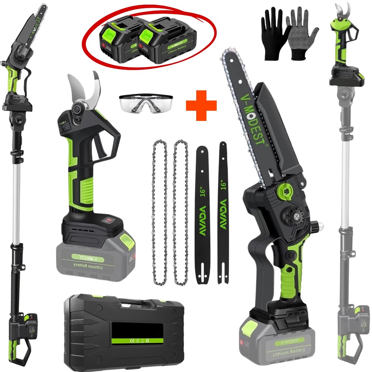 Teleskopowa Piła Łańcuchowa 2w1