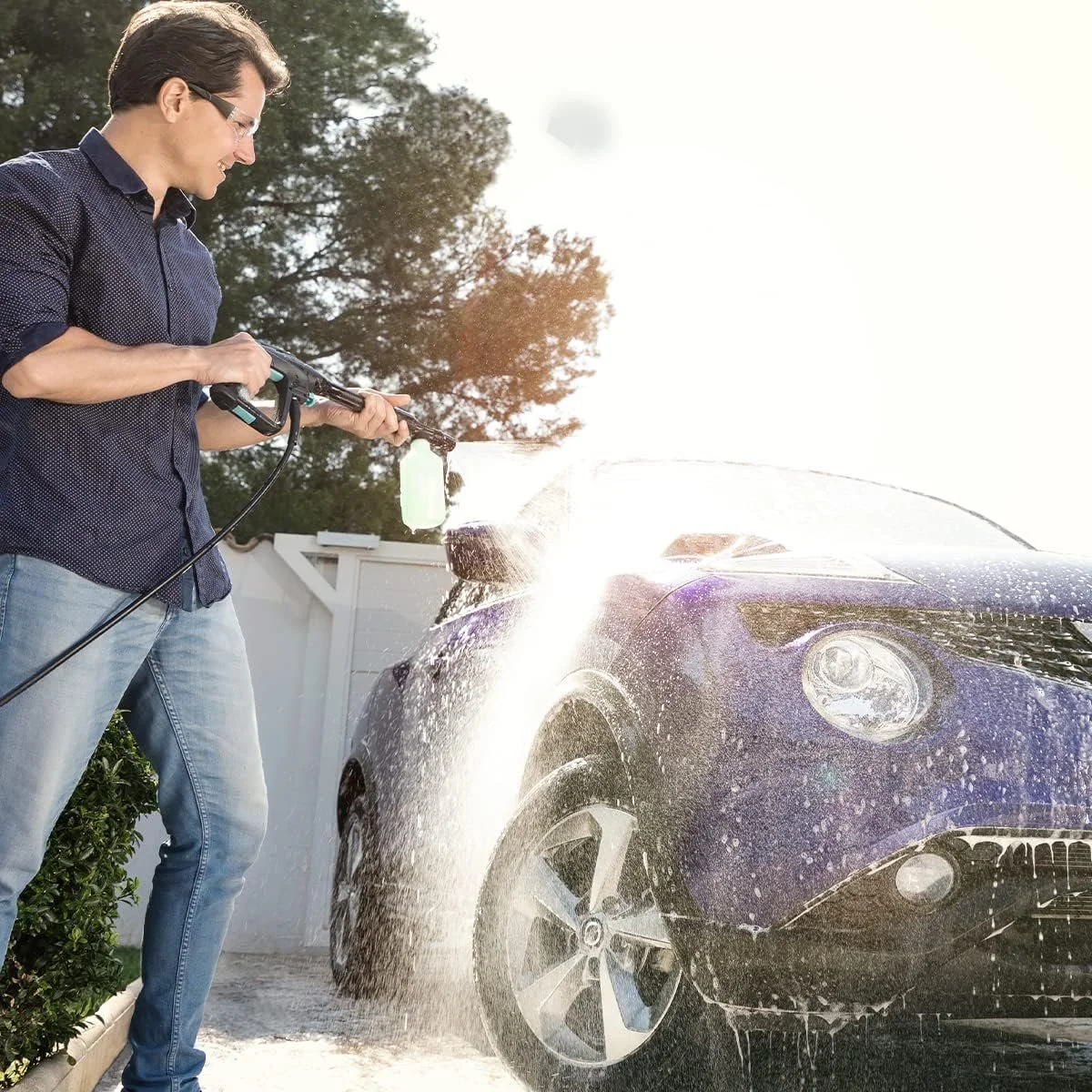 Wbudowany zbiornik na detergent