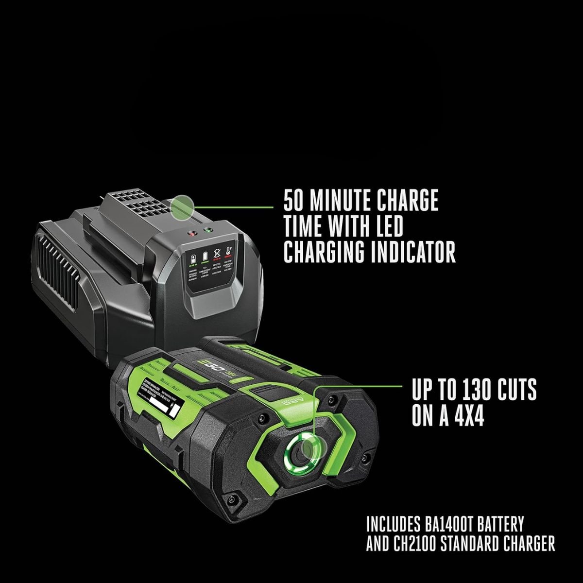 56V 4,0Ah Lithium-Ionen-Akku im Set